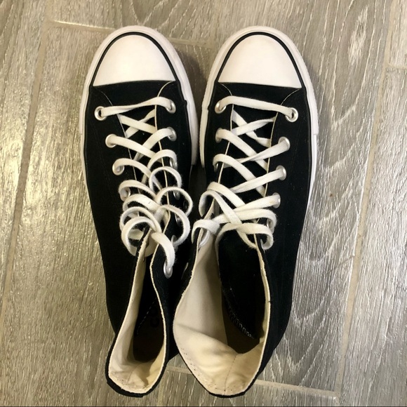 Canvas Platform Converse - Black High Top - Picture 5 of 5